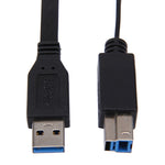 Cavo USB 3.0 AM a BM, lunghezza: 1,8 m, Length: 1.8m (Black)