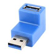 Adattatore cavo USB 3.0 AM a USB 3.0 AF (blu), AM to AF, UP Angle AM to AF