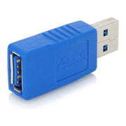 Adattatore cavo USB 3.0 AM a USB 3.0 AF (blu), AM to AF, UP Angle AM to AF