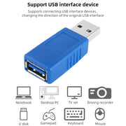 Adattatore cavo USB 3.0 AM a USB 3.0 AF (blu), AM to AF, UP Angle AM to AF