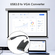Adattatore display da USB 3.0 a VGA, risoluzione: 1920 x 1080, USB 3.0 (Resolution: 1920 x 1080)