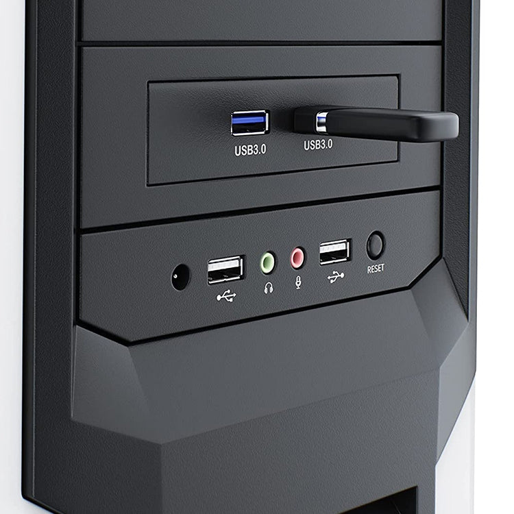 Cavo staffa HUB USB 3.0 sul pannello frontale per floppy disk, 20 pin, 2 porte, 2 Ports USB 3.0 (Black)
