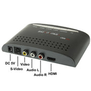 Convertitore video composito RCA e S-Video a HDMI, supporto Full HD 1080P