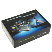 Convertitore video composito RCA e S-Video a HDMI, supporto Full HD 1080P