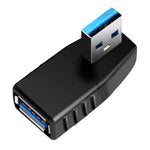 Adattatore cavo USB 3.0 AM a USB 3.0 AF, Left Angle AM to AF(Blue), Left Angle AM to AF(Blcak)