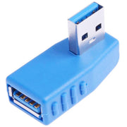 Adattatore cavo USB 3.0 AM a USB 3.0 AF, Left Angle AM to AF(Blue), Left Angle AM to AF(Blcak)