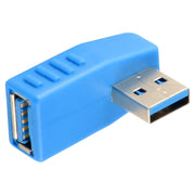 Adattatore cavo USB 3.0 AM a USB 3.0 AF, Left Angle AM to AF(Blue), Left Angle AM to AF(Blcak)