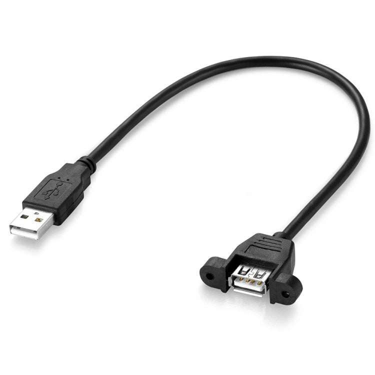 Cavo da pannello con attacco USB 2.0 AM a AF, lunghezza: 30 cm, AM to AF, Length: 30cm