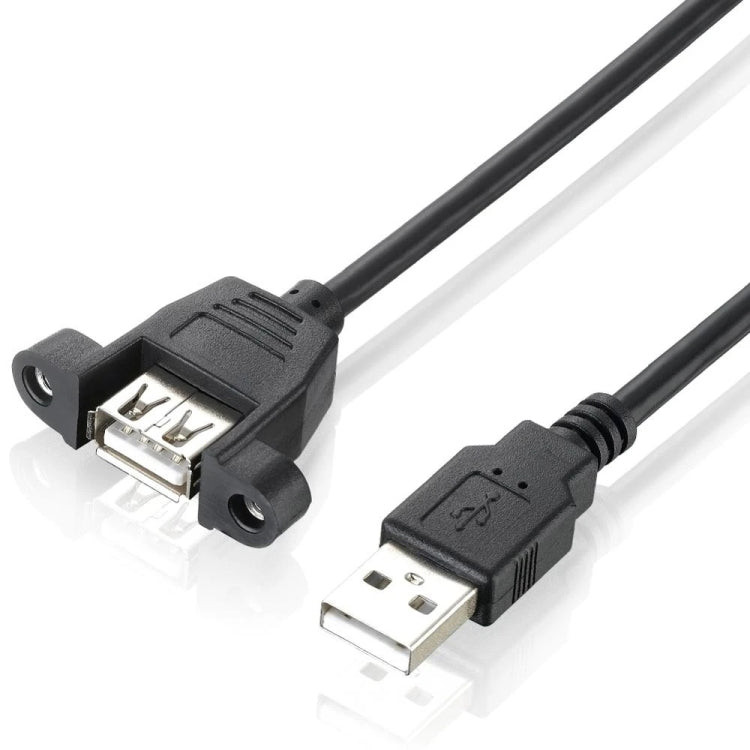 Cavo da pannello da USB 2.0 AM a supporto AF, lunghezza: 90 cm, AM to AF, Length: 90cm