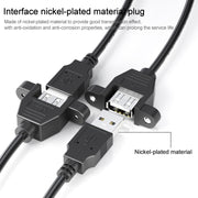 Cavo da pannello da USB 2.0 AM a supporto AF, lunghezza: 90 cm, AM to AF, Length: 90cm