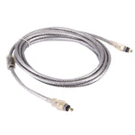 Cavo Firewire IEEE 1394 da 4 pin maschio a 4 pin maschio di alta qualità, lunghezza: 3 m (placcato oro), 4Pin to 4Pin(3m)