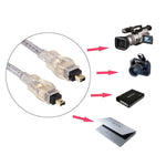 Cavo Firewire IEEE 1394 da 4 pin maschio a 4 pin maschio di alta qualità, lunghezza: 3 m (placcato oro), 4Pin to 4Pin(3m)