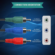 Cavo AV 3 RGB maschio a 3 RGB maschio, lunghezza: 1,5 m