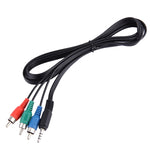 Cavo video componente RGB jack da 3,5 mm da 1,5 m, 3.5mm to 3 RCA, Length: 1.5m