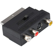 Scart maschio a femmina con prese AV + S-Video composite, AV + S-Video Golden Port