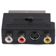 Scart maschio a femmina con prese AV + S-Video composite, AV + S-Video Golden Port