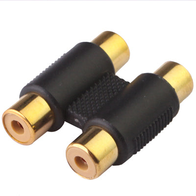2 connettori RCA femmina-femmina, 2 RCA Female to Female (Gold-plated)