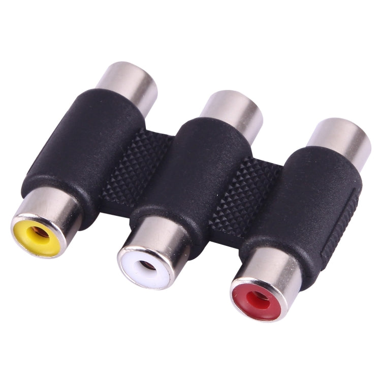 Adattatore accoppiatore audio video RCA AV 3 da femmina a femmina, 3 RCA AV Female to Female