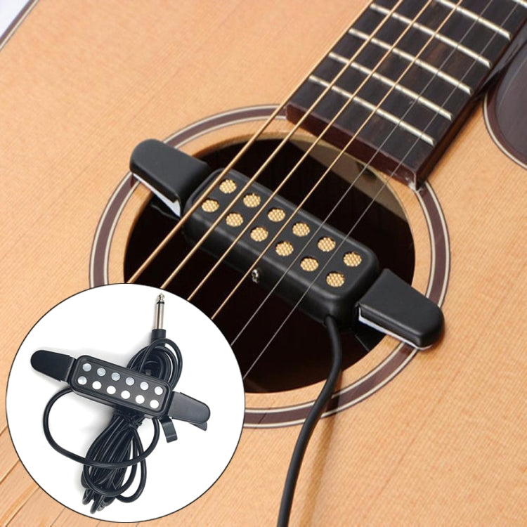 Pickup audio per chitarra con foro gratuito con cavo, Free Hole Guitar Sound Pickup