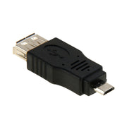 Adattatore OTG da USB 2.0 A femmina a micro USB 5 pin maschio, USB AF to Micro USB