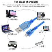 Cavo adattatore da USB 2.0 a micro USB maschio, lunghezza: 30 cm