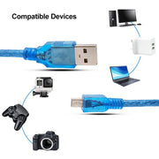 Cavo adattatore USB 2.0 AM a Mini USB maschio, lunghezza: 30 cm, Mini USB