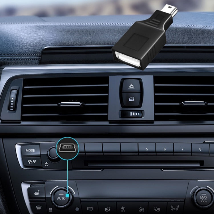 Adattatore Mini USB maschio a USB 2.0 femmina con funzione OTG, USB Female