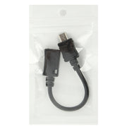 Cavo adattatore mini USB femmina a micro USB maschio, lunghezza: 13 cm