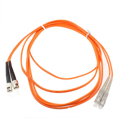 Ponticello in fibra ottica multimodale dual-core SC-ST, lunghezza: 3 m, Dual-Core Multi Mode