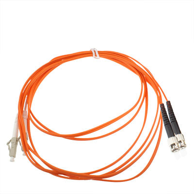 Ponticello in fibra ottica multimodale dual-core LC-ST, lunghezza: 3 m, Dual-Core Multi Mode
