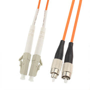 Ponticello in fibra ottica multimodale dual-core LC-FC, lunghezza: 3 m, Dual-Core Multi Mode