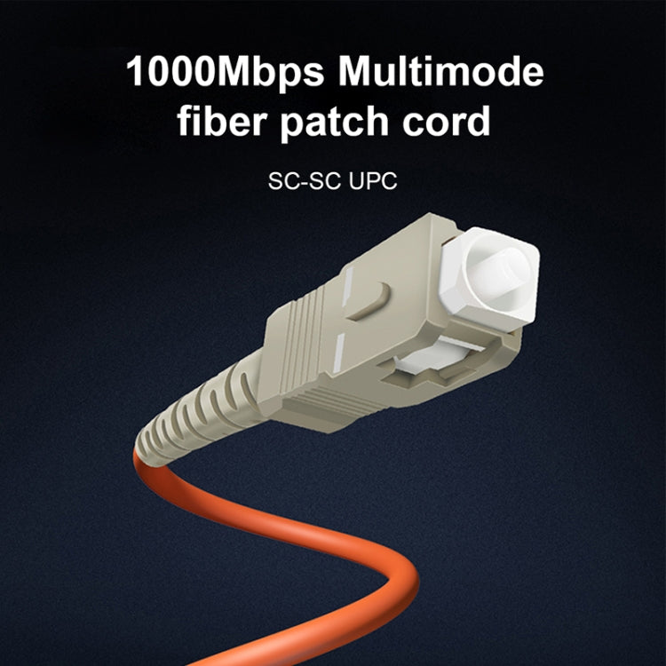 Ponticello in fibra ottica multimodale single-core SC-SC, lunghezza: 3 m, Single-Core Multi Mode