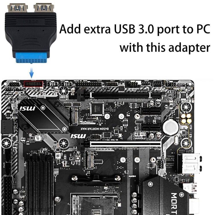 2 adattatori USB 3.0 AF a 20 pin, Adapter