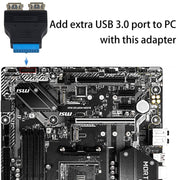 2 adattatori USB 3.0 AF a 20 pin, Adapter