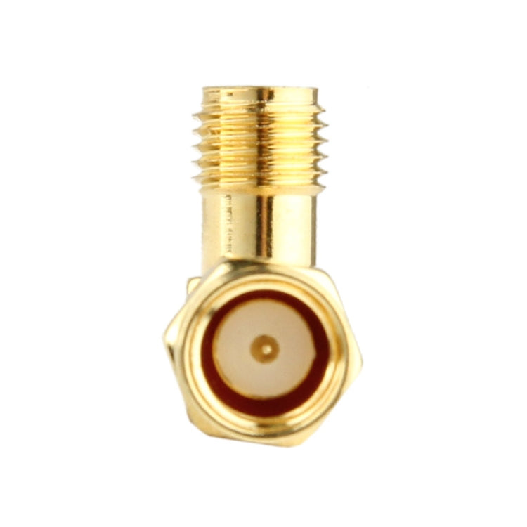 Adattatore SMA femmina a SMA maschio placcato in oro con angolo di 90 gradi, SMA Female to Male