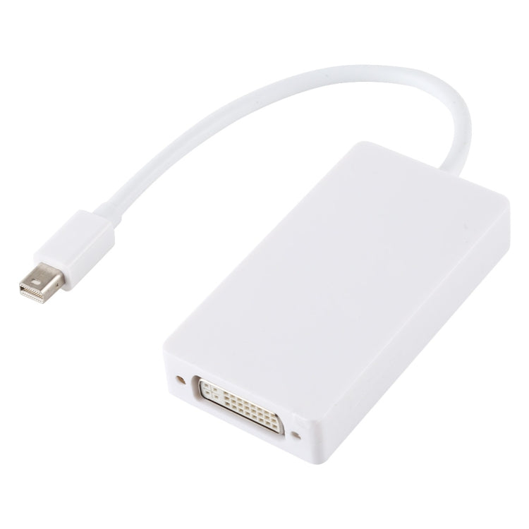 Convertitore adattatore Mini DisplayPort maschio 3 in 1 a HDMI + VGA + DVI femmina per Mac Book Pro Air, lunghezza cavo: 18 cm, Mini DP to HDMI+VGA+DVI (Good)