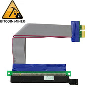 Cavo di prolunga flessibile per adattatore scheda riser PCI-E Express da 16X a 1X, 16X to 1X Length: 15cm