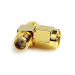 Adattatore SMA maschio a 2 SMA femmina placcato oro