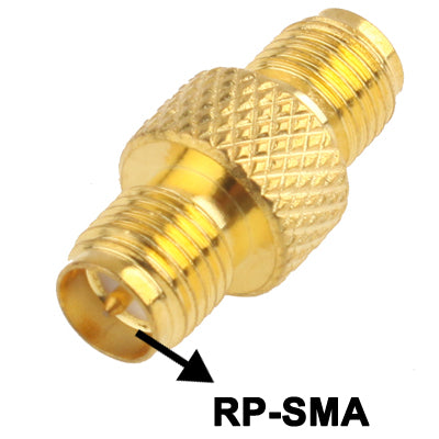 Adattatore da RP-SMA a RP-SMA (placcato in oro), RP-SMA to RP-SMA