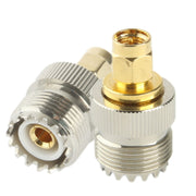 Adattatore coassiale RF da SMA-J a SL-16 / SMA maschio a M (UHF)., RF SMA-J to SL-16