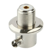 Adattatore a gomito femmina UHF collegato al cavo RG58 RG142 LMR195, UHF Female Elbow RG142