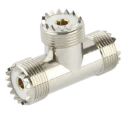 Adattatore UHF femmina a 2 x UHF femmina, UHF Female