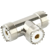 Adattatore UHF femmina a 2 x UHF femmina, UHF Female