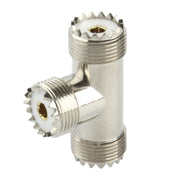 Adattatore UHF femmina a 2 x UHF femmina, UHF Female