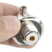 Adattatore a gomito femmina UHF collegato tramite cavo RG58, UHF Female Elbow RG58