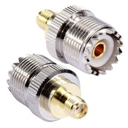 Adattatore coassiale SMA femmina a UHF femmina, SMA Female to UHF Female