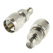 Adattatore coassiale SMA femmina a mini UHF maschio, SMA Female to Mini UHF Male