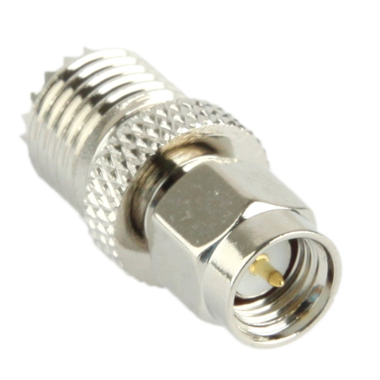 Adattatore coassiale SMA maschio a mini UHF femmina, SMA Male to Mini UHF Female