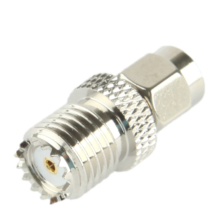 Adattatore coassiale SMA maschio a mini UHF femmina, SMA Male to Mini UHF Female