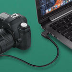 Adattatore cavo micro USB femmina ad alta velocità con gomito a 90 gradi USB-C/Type-C 3.0 maschio, lunghezza: 27,5 cm